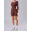 Гладкий комбінізон Shorts Body Crop top Skin model 78
